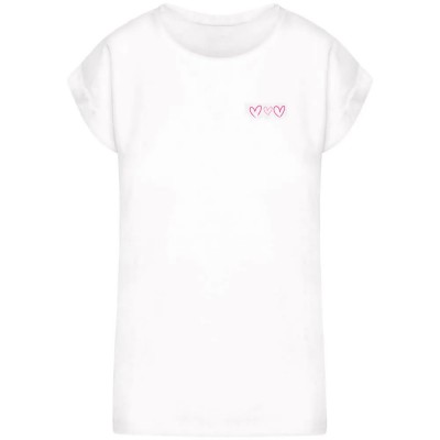 тениска,мъжки,тениски,дамски,тениски,miss,tee,always,trust,your,heart,extended,short,sleeve,t,shirt,white,(white)