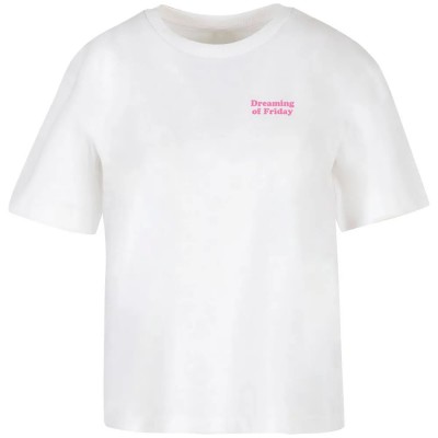 тениска,мъжки,тениски,дамски,тениски,miss,tee,dreaming,of,friday,short,sleeve,t,shirt,white,(white)