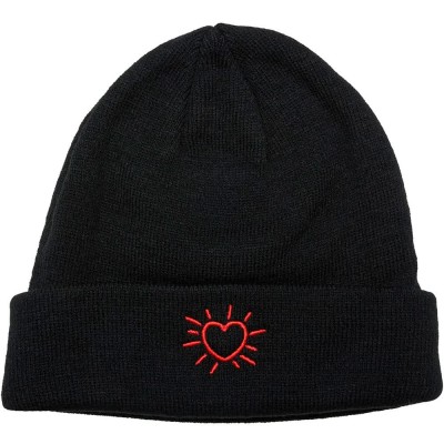тениска,всички,шапки,mister,tee,glowing,heart,beanie,black,(black)