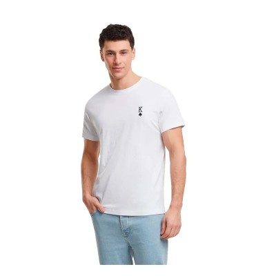 тениска,мъжки,тениски,дамски,тениски,mister,tee,king,card,short,sleeve,t,shirt,white,(white)