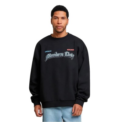 тениска,мъжки,пуловери,mister,tee,on,members,oversized,sweatshirt,black,(black)