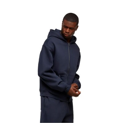 блуза,мъжки,пуловери,дамски,пуловери,new,morning,studios,nm013,oversized,full,zip,sweatshirt,blue,(navy)