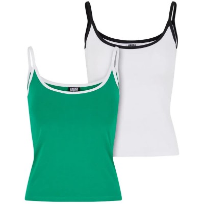 потник,дамски,топове,urban,classics,tb7485a,sleeveless,top,2,units,green,white,(frog,green,white,white,black)