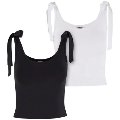 потник,дамски,топове,urban,classics,tb7520a,sleeveless,top,2,units,white,black,(black,white)