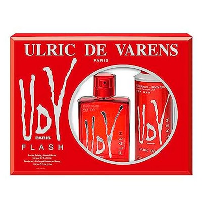 мъжки,парфюми,ulric,de,varens,flash,vapo,set,100ml,eau,de,toilette,red