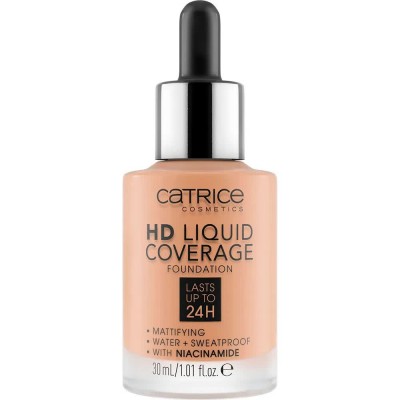 ексфолианти,catrice,hd,liquid,coverage,lasts,up,to,24h,nº040,warm,beige,30ml,foundation,beige