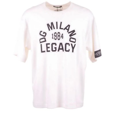 тениска,мъжки,тениски,дамски,тениски,dolce,&,gabbana,747229,short,sleeve,t,shirt,white,(ecru)