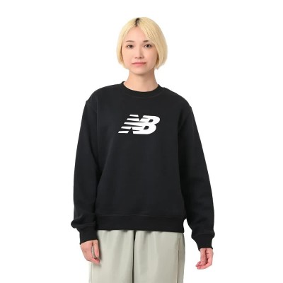 блуза,дамски,блузи,new,balance,sport,logo,sweatshirt,black,(black)