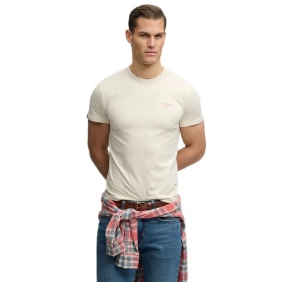 тениска,мъжки,тениски,дамски,тениски,superdry,essential,stacked,logo,embroidered,short,sleeve,t,shirt,beige,(birch,neon,pink)