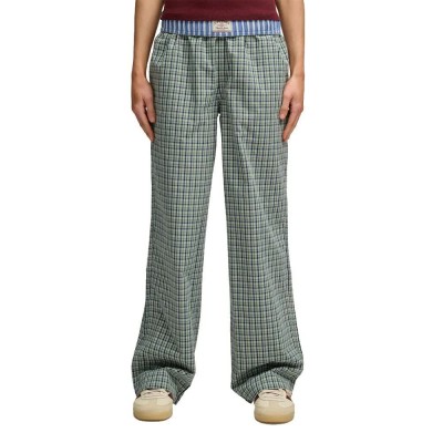 панталони,мъжки,панталони,дамски,панталони,superdry,mini,check,cotton,pants,green,(montauk,green,check)