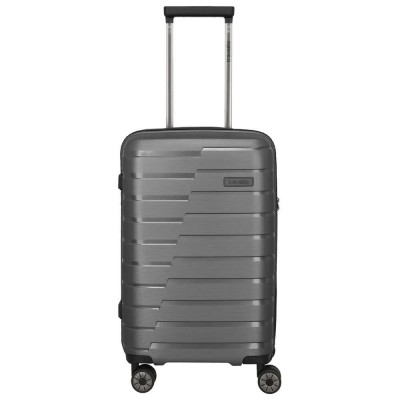 куфари,travelite,air,base,4w,s,slim,trolley,bag,grey,(anthracite)