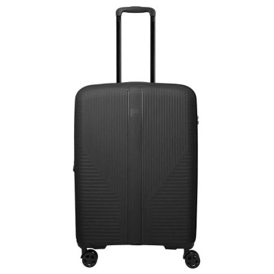 куфари,travelite,air,stripe,4w,m,expandable,trolley,bag,black,(black)