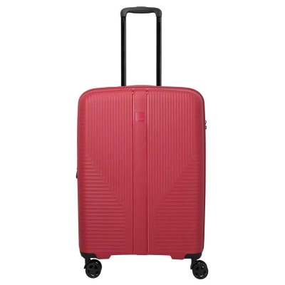 куфари,travelite,air,stripe,4w,m,expandable,trolley,bag,red,(red)