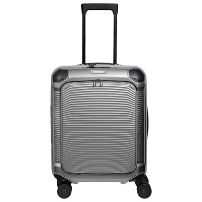 куфари,travelite,millennium,4w,s,front,pocket,trolley,bag,silver,(silver)