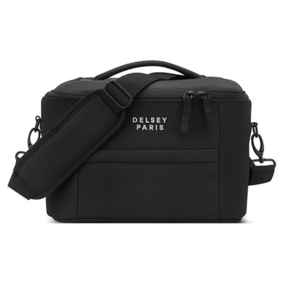несесер,тоалетни,принадлежности,delsey,brochant,3,beauty,case,wash,bag,black,(jet,black)