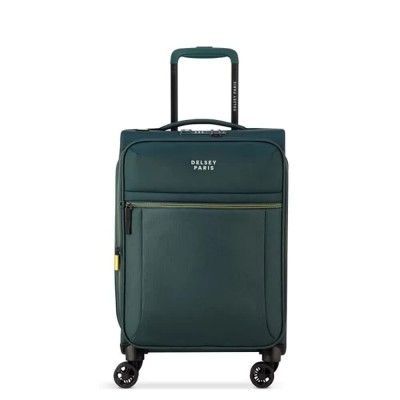 куфари,delsey,brochant,3,expandable,55cm,36l,trolley,bag,green,(pine,green)