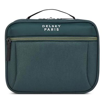 несесер,тоалетни,принадлежности,delsey,brochant,3,wash,bag,grey,(pine,green)