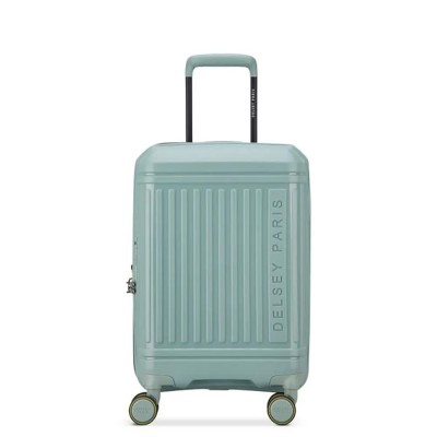 куфари,delsey,lutece,expandable,55cm,34l,trolley,bag,green,(willow,green)