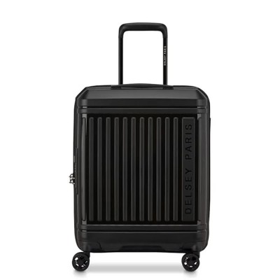 куфари,delsey,lutece,se,slim,expandable,55cm,34l,trolley,bag,black,(black)