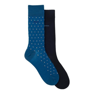 чорапи,мъжки,чорапи,дамски,чорапи,boss,mini,iconic,mc,10263508,socks,2,pairs,blue,(bright,blue)