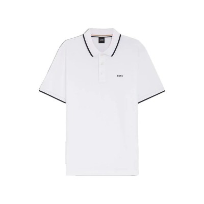 дамски,блузи,с,яка,мъжки,блузи,с,яка,boss,parlay,190,short,sleeve,polo,white,(natural)
