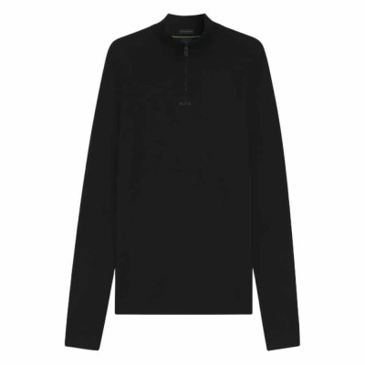 блуза,мъжки,пуловери,boss,tour,seamless,10276243,half,zip,sweatshirt,black,(black)