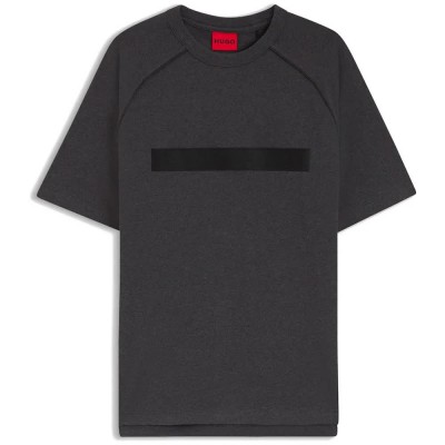 тениска,мъжки,тениски,дамски,тениски,hugo,dalik,10279916,short,sleeve,t,shirt,black,(charcoal)