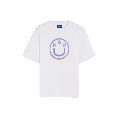 тениска,мъжки,тениски,дамски,тениски,hugo,nerpient,10258299,blue,short,sleeve,t,shirt,white,(white)