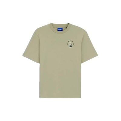 тениска,мъжки,тениски,дамски,тениски,hugo,nurobos,10258299,blue,short,sleeve,t,shirt,beige,(beige,overflow)