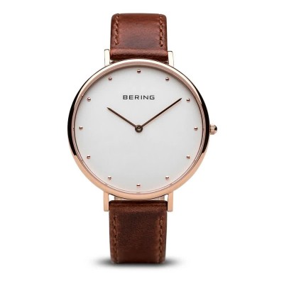 часовник,часовници,bering,14839,564,39mm,watch,refurbished,brown,(white,sapphire)