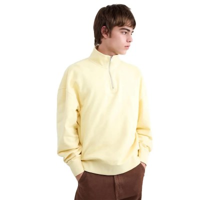 блуза,мъжки,пуловери,balmohk,30000813,half,zip,sweatshirt,yellow,(blazing,yellow)
