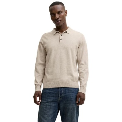 дамски,блузи,с,яка,мъжки,блузи,с,яка,jack,&,jones,basic,long,sleeve,polo,beige,(moonbeam,twisted)