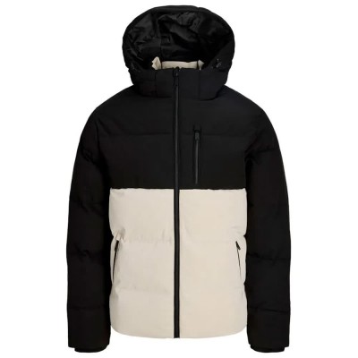 яке,мъжки,якета,дамски,якета,и,палта,jack,&,jones,becks,padded,jacket,black,(moonbeam,black,blocking)