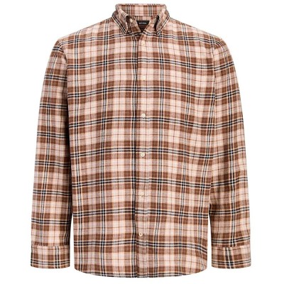 риза,с,дълъг,ръкав,дамски,ризи,мъжки,ризи,jack,&,jones,field,long,sleeve,shirt,beige,(cocoa)