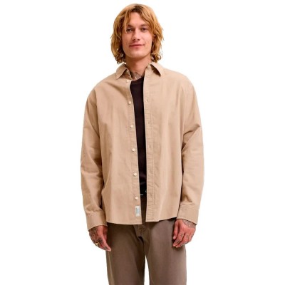 риза,с,дълъг,ръкав,дамски,ризи,мъжки,ризи,jack,&,jones,field,long,sleeve,shirt,beige,(crockery)