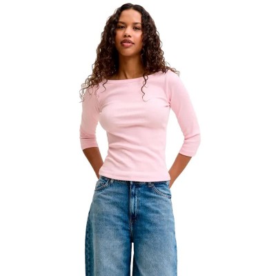тениска,мъжки,тениски,дамски,тениски,jjxx,fifi,str,3,4,sleeve,t,shirt,pink,(parfait,pink)