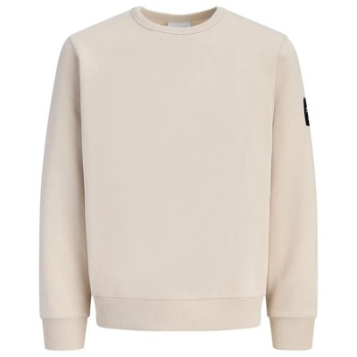 блуза,мъжки,пуловери,jack,&,jones,leveland,sweatshirt,beige,(moonbeam)