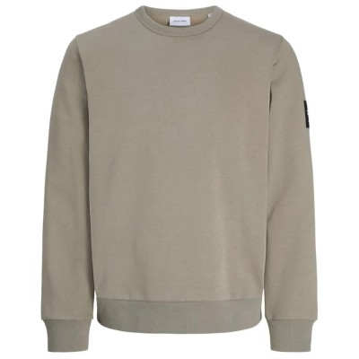 блуза,мъжки,пуловери,jack,&,jones,leveland,sweatshirt,green,(vetiver)