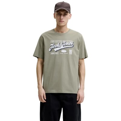 тениска,мъжки,тениски,дамски,тениски,jack,&,jones,logo,short,sleeve,t,shirt,green,(vetiver)