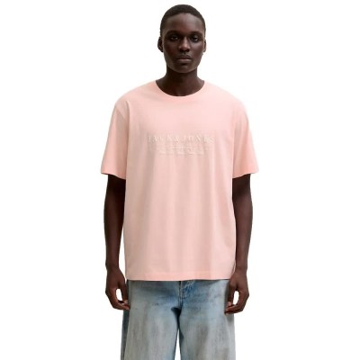 тениска,мъжки,тениски,дамски,тениски,jack,&,jones,savona,branding,short,sleeve,t,shirt,pink,(peach,melba)