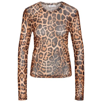 тениска,мъжки,тениски,дамски,тениски,noisy,may,judith,long,sleeve,t,shirt,brown,(black,natural,leo)