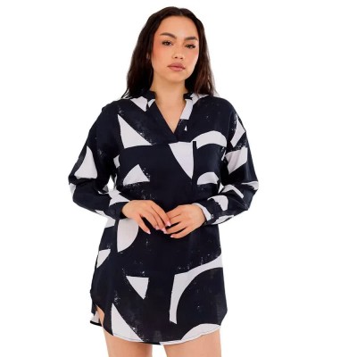 дамски,блузи,fundango,athene,long,sleeve,blouse,black,(totem)