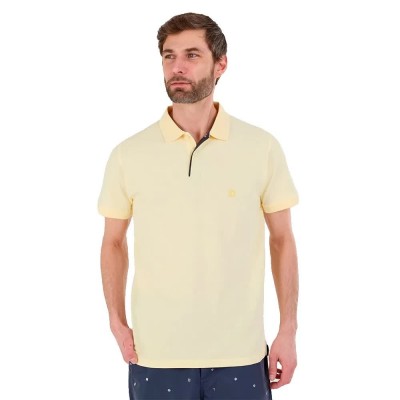 дамски,блузи,с,яка,мъжки,блузи,с,яка,fundango,insignia,short,sleeve,polo,yellow,(corn,cloud)