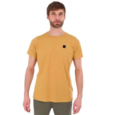 тениска,мъжки,тениски,дамски,тениски,fundango,jaggy,ii,structured,short,sleeve,t,shirt,yellow,(camel)