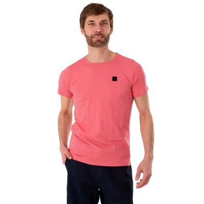тениска,мъжки,тениски,дамски,тениски,fundango,jaggy,ii,structured,short,sleeve,t,shirt,pink,(coral)