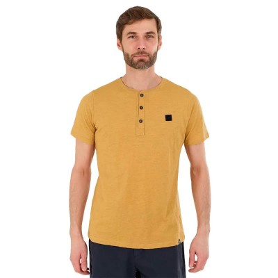 тениска,мъжки,тениски,дамски,тениски,fundango,phase,henley,short,sleeve,t,shirt,yellow,(camel)