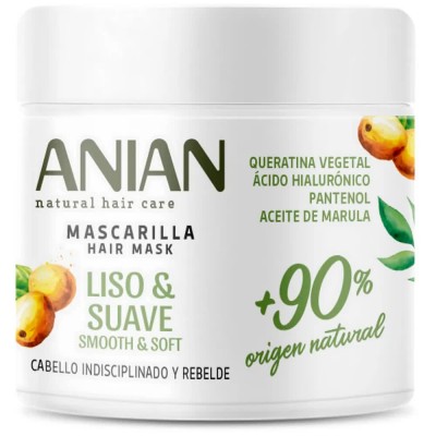 специфични,козметични,продукти,anian,smooth,&,soft,vegetable,keratin,350ml,hair,mask,white