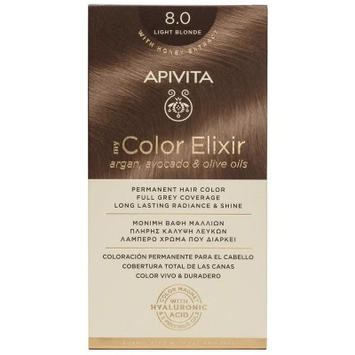 хигиена,коса,apivita,my,color,elixir,nº8.0,permanent,dye,clear