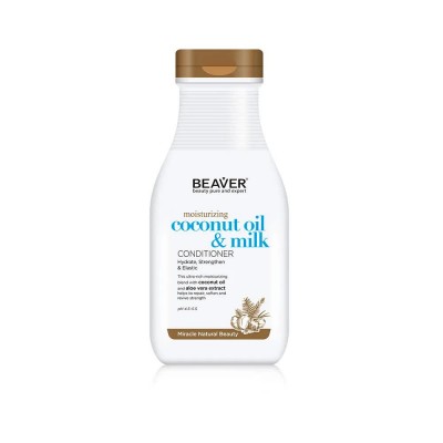 хигиена,коса,beaver,coconut,oil,&,quinoa,moisturizing,350ml,conditioner,clear