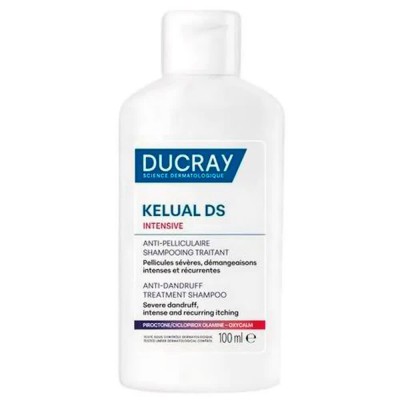 хигиена,коса,ducray,kelual,ds,intensive,anti,dandruff,100ml,capillary,treatment,clear